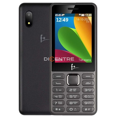 Телефон F+ S285 (темно-серый, Dark Gray)