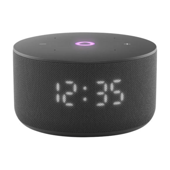 Умная колонка Яндекс Новая Станция Мини 3 (с часами) YaGPT YNDX-00027BLK (черный)