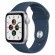 Часы Apple Watch SE GPS 44mm Aluminum Case with Sport Band (MKQ43) 2021 (Серебристый,синий)