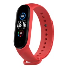 Ремешок для Xiaomi Mi Band 5 красный