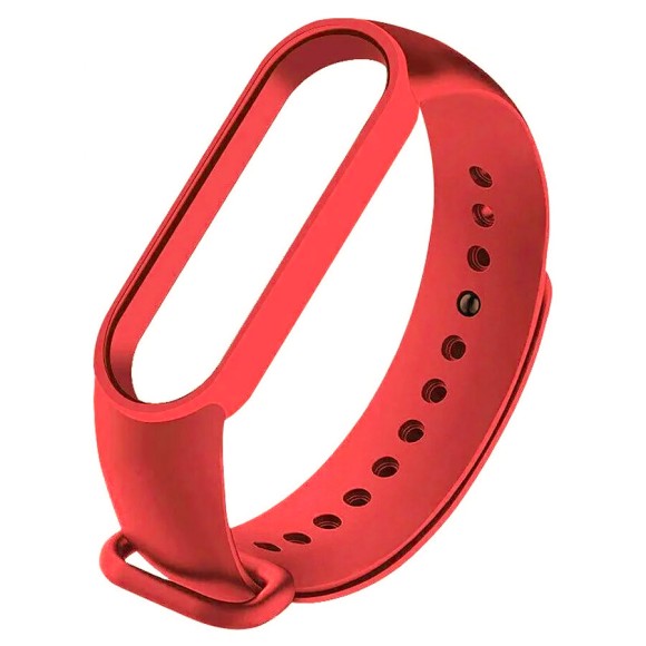 Ремешок для Xiaomi Mi Band 5 красный