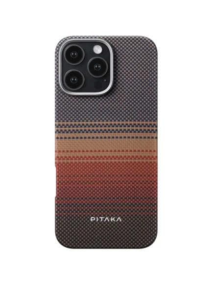 Чехол-накладка для iPhone 16 Pro Max PITAKA Tactike Woven Case Sunset Чехол-накладка для iPhone 16 Pro Max PITAKA Tactike Woven Case Sunset