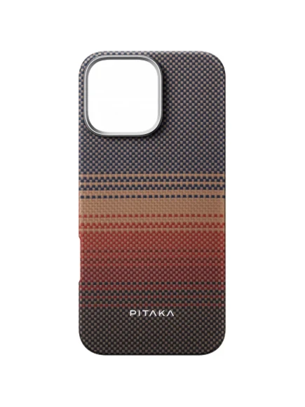Чехол-накладка для iPhone 16 Pro Max PITAKA Tactike Woven Case Sunset Чехол-накладка для iPhone 16 Pro Max PITAKA Tactike Woven Case Sunset