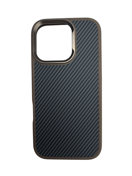 Чехол-накладка для iPhone 16 Pro NY-111 Carbon Magsafe Brown Чехол-накладка для iPhone 16 Pro NY-111 Carbon Magsafe Brown