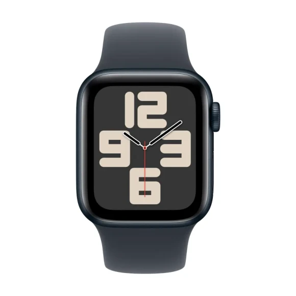 Умные часы  Apple Watch Series SE 2024 40mm MXEA3  корпус алюминий цвета тёмная ночь Sport Loop ремешок тёмная ночь (Midnight, Midnight)