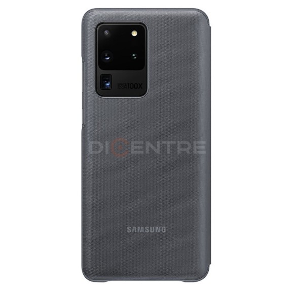 Чехол-книжка Samsung Galaxy S20 Ultra Smart LED View Cover Original  (EF-NG988PJEGRU) серебро