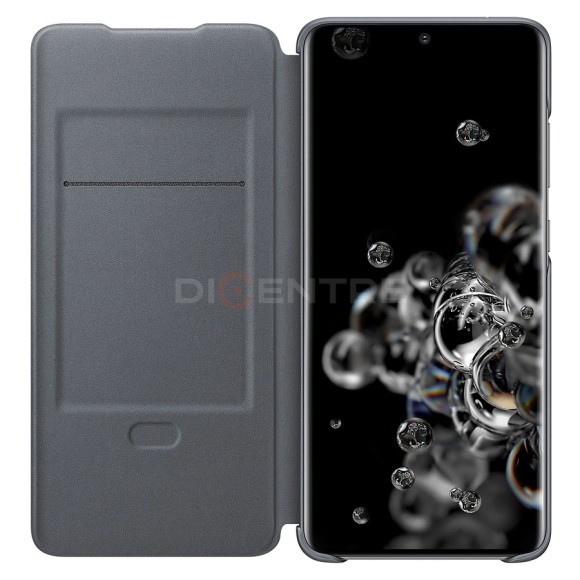 Чехол-книжка Samsung Galaxy S20 Ultra Smart LED View Cover Original  (EF-NG988PJEGRU) серебро