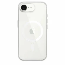 Чехол-накладка для iPhone 16 E Clear Case MagSafe прозрачный