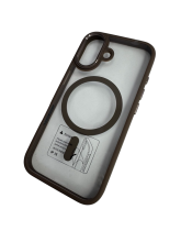 Чехол-накладка для iPhone 16 NY-114 Shield Magsafe Brwon Чехол-накладка для iPhone 16 NY-114 Shield Magsafe Brwon