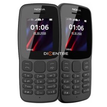 Телефон Nokia 106 (2018) (темно-серый, Dark Grey)