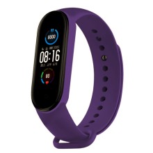 Ремешок для Xiaomi Mi Band 5 темно-сиреневый