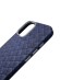 Чехол-накладка для iPhone 15 Pro Max PiBlue Protective Shell плетенка синий