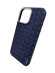 Чехол-накладка для iPhone 15 Pro Max PiBlue Protective Shell плетенка синий
