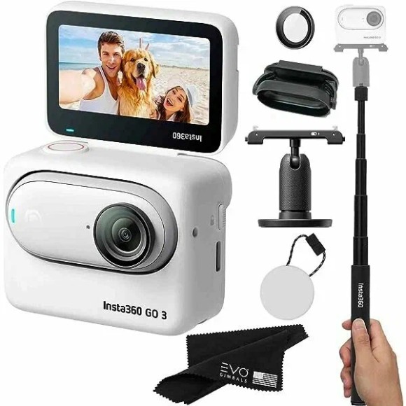 Экшн-камера Insta 360 GO 3 Action Kit 64Gb белый Экшн-камера Insta 360 GO 3 Action Kit 64Gb белый