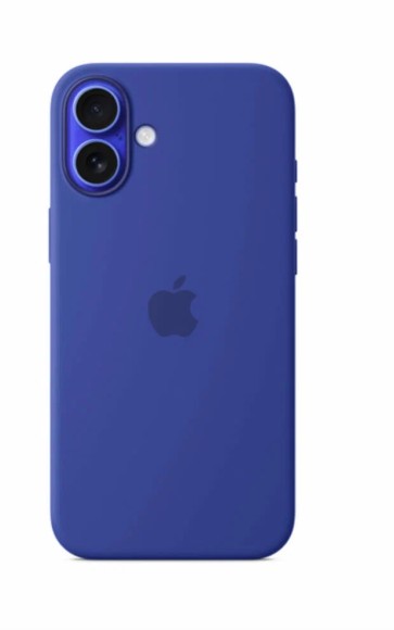 Чехол-накладка для iPhone 16 Plus Silicone Case MagSafe синий