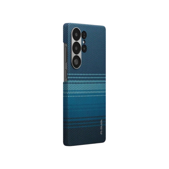 Чехол-накладка Samsung S25 Ultra PITAKA Tactile Woven Case Moonrise