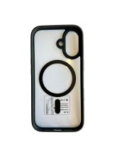 Чехол-накладка для iPhone 16 NY-114 Shield Magsafe Black Чехол-накладка для iPhone 16 NY-114 Shield Magsafe Black