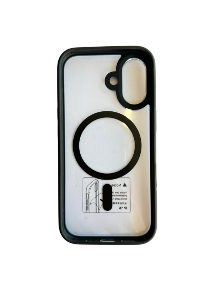 Чехол-накладка для iPhone 16 NY-114 Shield Magsafe Black Чехол-накладка для iPhone 16 NY-114 Shield Magsafe Black