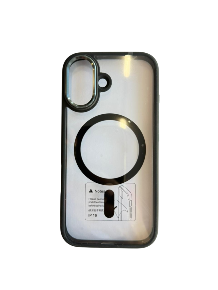 Чехол-накладка для iPhone 16 NY-114 Shield Magsafe Black Чехол-накладка для iPhone 16 NY-114 Shield Magsafe Black