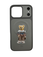 Чехол-накладка для iPhone 17 Pro Max Zuckbear Aricto Gentleman Gray