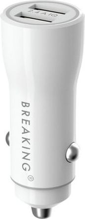 АЗУ Breaking A11 2USB-A 12W 2.4A белый