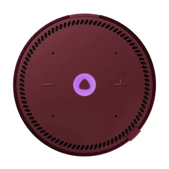 Умная колонка Яндекс Станция Мини (с часами) YNDX-00020 (красный гранат)