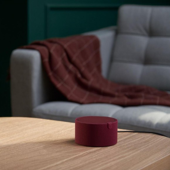 Умная колонка Яндекс Станция Мини (с часами) YNDX-00020 (красный гранат)