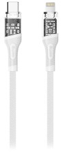 Type-C Lightning OLMIO GLASS 1,2м 30Вт тканевая оплетка