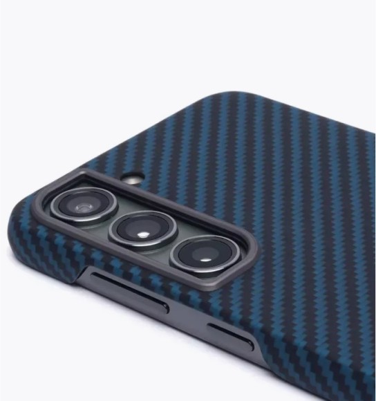 Чехол-накладка Samsung S24 Plus KZDOO KEIVLAR черно-синий