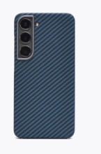 Чехол-накладка Samsung S24 Plus KZDOO KEIVLAR черно-синий