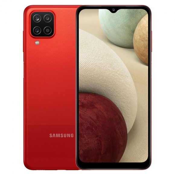 Смартфон Samsung Galaxy A12 4/64GB (A127 FN/DS) (красный)