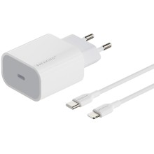 СЗУ Breaking WC08 USB-C 20W+кабель Type-C-Lightning белый СЗУ Breaking WC08 USB-C 20W+кабель Type-C-Lightning белый