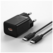 АЗУ Type-C 3.0A 25W кабель Type-C Type-C  черный