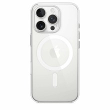 Чехол-накладка для iPhone 16 Pro Clear Case MagSafe прозрачный