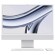 Моноблок Apple iMac 24" 2023 Retina 4,5K,M3 8GPU/8GB/256GB/Silver (MQR93) (Серебристый)