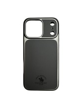 Чехол-накладка для iPhone 17 Pro Max Santa Barbara Magsafe Silver  Metal Winding