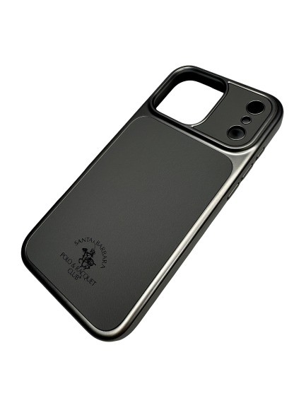 Чехол-накладка для iPhone 17 Pro Max Santa Barbara Magsafe Silver  Metal Winding