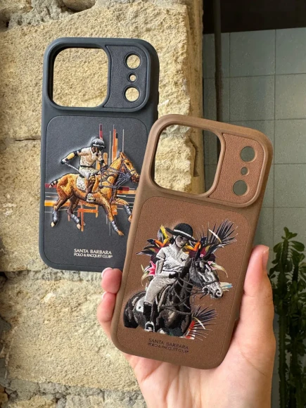 Чехол-накладка для iPhone 17 Pro Max Santa Barbara Magsafe Cedric Black Чехол-накладка для iPhone 17 Pro Max Santa Barbara Magsafe Cedric Black