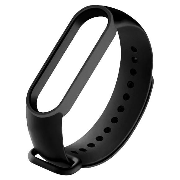 Ремешок для Xiaomi Mi Band 5 черный Ремешок для Xiaomi Mi Band 5 черный