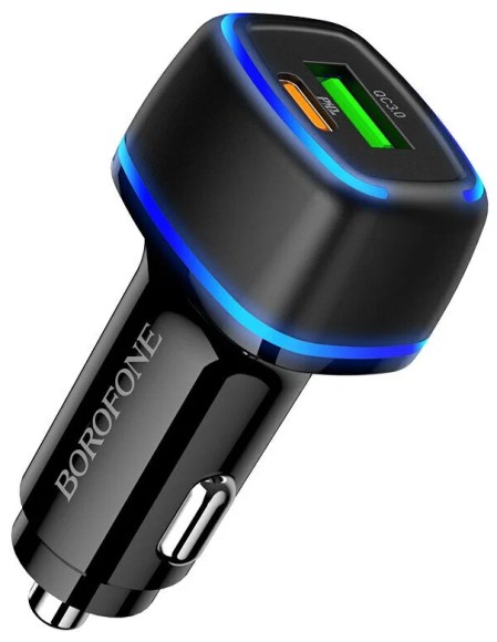 АЗУ Borofone BZ14A 3.0A TYPE-C Lightning черный АЗУ Borofone BZ14A 3.0A TYPE-C Lightning черный