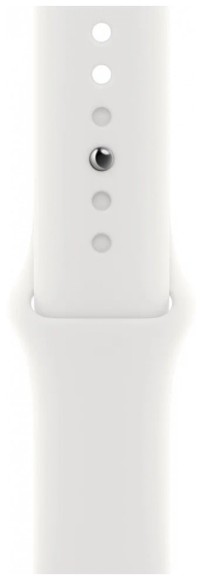 Умные часы Apple Watch Series 8 41 мм MP4A3 Aluminium Case GPS, silver/white Sport Band (Серебристый, Белый )