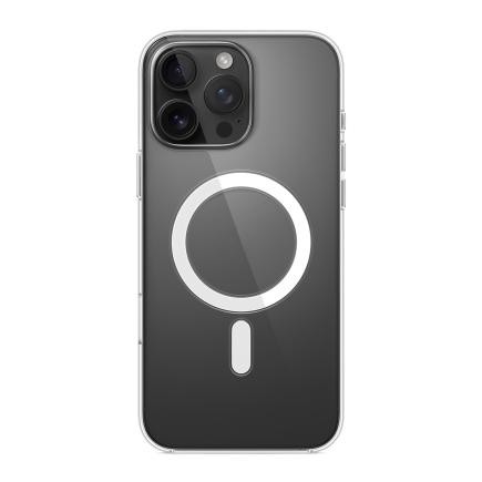 Чехол-накладка для iPhone 16 Pro Max Clear Case MagSafe прозрачный