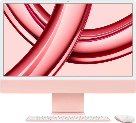 Моноблок  Apple iMac 24 M3 8/8/256Gb Pink (MQRD3) (Розовый)