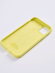 Чехол-накладка для iPhone 11 Pro Silicone Case светло-желтый