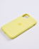 Чехол-накладка для iPhone 11 Pro Silicone Case светло-желтый