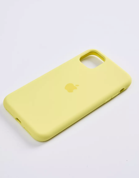 Чехол-накладка для iPhone 11 Pro Silicone Case светло-желтый