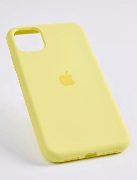 Чехол-накладка для iPhone 11 Pro Silicone Case светло-желтый