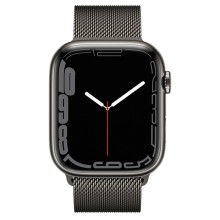 Часы Apple Watch Series 7 45мм MKL33 Series 7 GPS+Cellular Graphite/Graphite Milanese Loop, графит/графит (Графитовый, Графитовый)