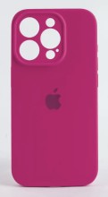 Чехол-накладка для iPhone 15 Pro Max Silicone Case малиновый
