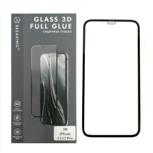 Стекло Apple iPhone 12/12 Pro Breaking 3D черный
